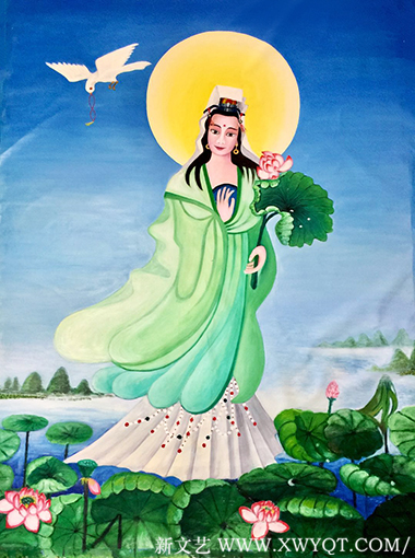 油画《观音出行》220X168cm.png