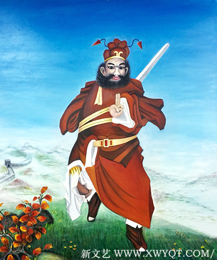 油画《钟馗》200X168cm.png