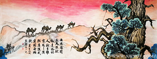 《西出阳关》 180X70cm.png