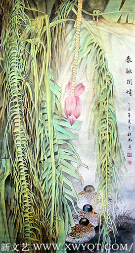 杜光作品1《春融闲情》.png