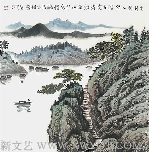 《生计野人径，浮名达者轻》规格：69x69cm.png