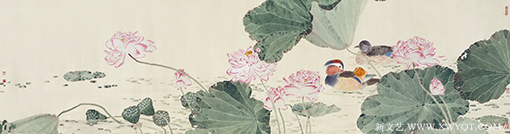 2018年作，《荷花深处》174cmx460cm.png