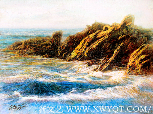 慈向群画《海之晨》.png