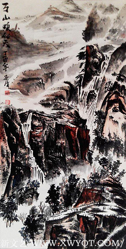 孙子清作品5《万山红遍系列之五·万山欢笑》.png