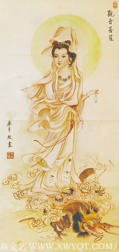 邓青林（柳春羊）作品《观音菩萨》.png