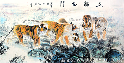 汤安军作品 《五福临门》.png
