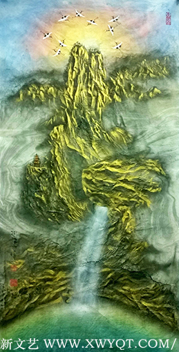 乐城麟作品 《晃郎太元》 规格：137cmX70cm.png