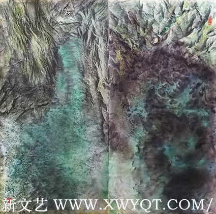 乐城麟作品 《境由心生之娑婆世界》 规格：138cmX138cm.png