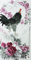 梁镇雄作品 《一鸣报春早》.png