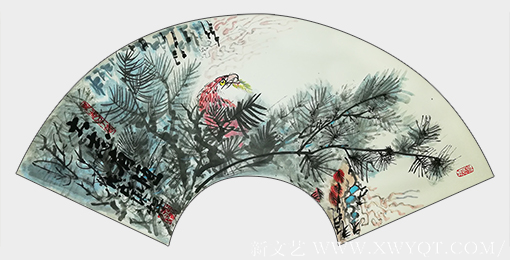 张焯作品 《大志有恒》规格：30cmX60cm 创作年代：2018年.png