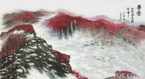 刘世全作品《攀登》规格：180cmX97cm 创作年代：2018年.png