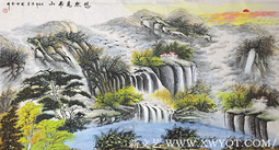 刘世全作品《悠然见南山》规格：248cmX129cm 创作年代：2018年.png