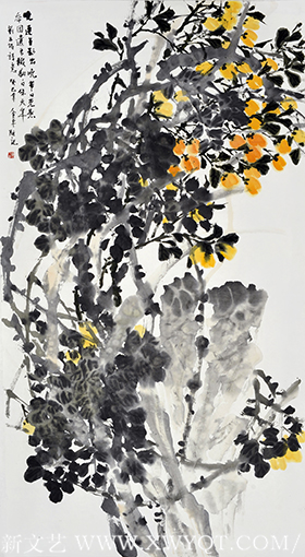 道金平作品《遗缀保天年》规格：90cmx180cm 创作年代：2013年.png