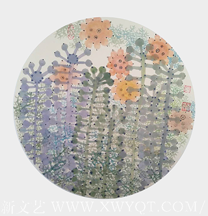 孙卫华作品 《生生不息系列——盛》 规格：50cmx50cm.png