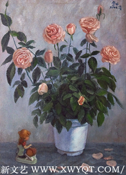 梁建中作品《淡红的玫瑰》54cmx38cm.png