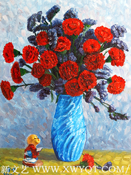 梁建中作品《康乃馨》40cmx30cm.png
