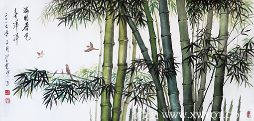 梁建中作品《满园春色喜洋洋》66cmx138cm.png