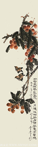 赵松青作品1《批杷小鸟》.png