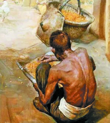 选种（油画） 常勇.jpg