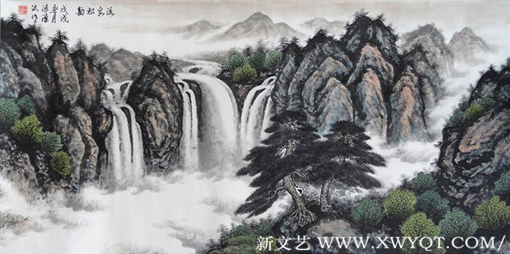 陈汉波作品 《流泉松韵》.png