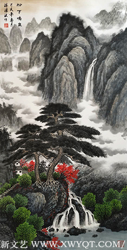 陈汉波作品 《松下鸣泉》.png