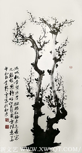 李朝云《破腊红梅未上春》.jpg