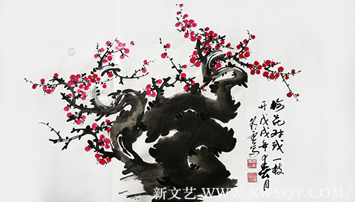 李朝云《梅花对我一枝开》.jpg