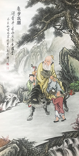 林累通作品3《老子出关》.jpg