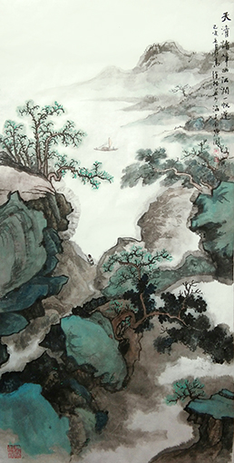 高健林作品2《江阔一帆迟》.jpg