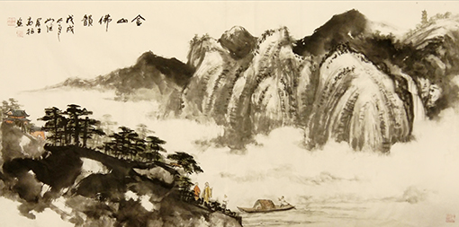 高健林作品14《金山佛韵》.jpg