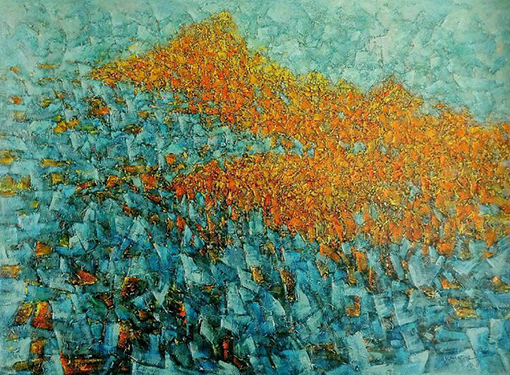 《夕阳》150x200cm 2006年.jpg