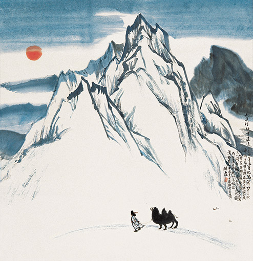 赵磊作品 《大漠行》规格：67cmx67cm.jpg