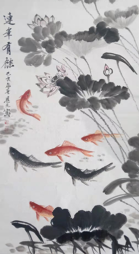 李恩元作品《连年有馀》.jpg