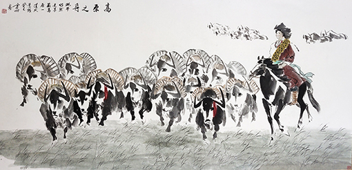 《高原之舟》2013年 124cmx241cm.jpg