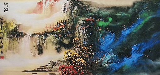 蒋文科作品《秋涧》.jpg