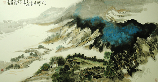 蒋颖作品《江山映日月，风光更娇美》.JPG