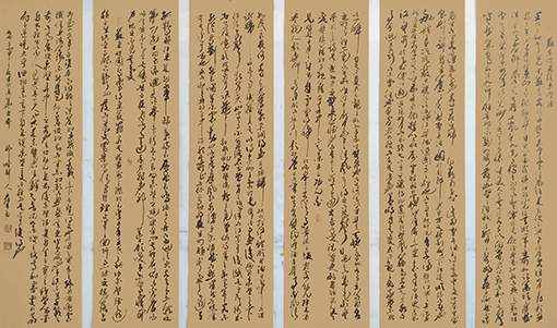 李发林作品 《草书六条屏〈 苏东坡 前 后赤壁赋〉》规格：136cmx35cmx6.jpg