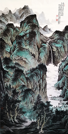 贾臻作品《山色千寻常缉翠》.jpg