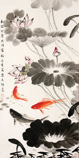 李恩元作品《和谐世界，共同富裕》.jpg