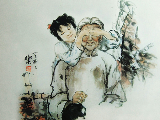 天伦之乐 70X45cm.jpg
