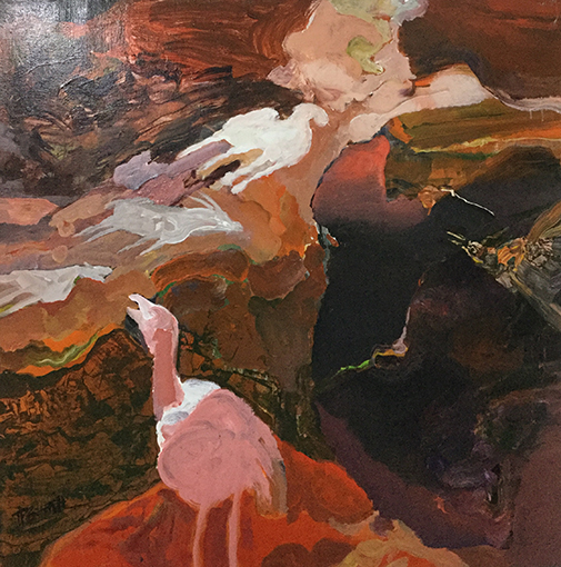 杨兴雅作品5《恐惧》100X100cm（2016年）.jpg