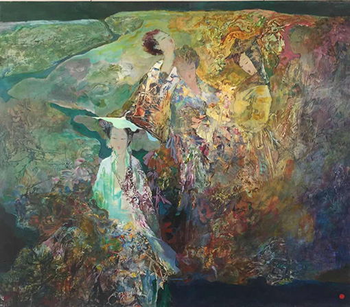 杨兴雅作品9《思乡曲》154X178cm（2007年）.jpg