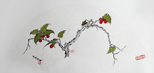 《盛夏 》  规格33cmx66cm.jpg