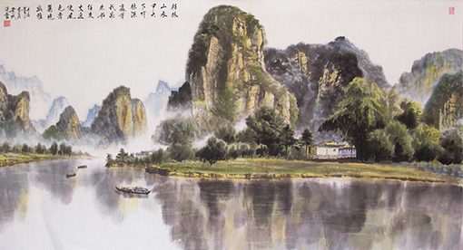 李景武作品 《桂林山水甲天下》.jpg