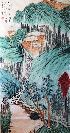顾新颖作品《青山秀美》.jpg