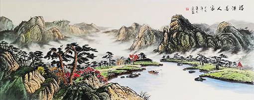 肖天宝作品6《福泽善人家》.jpg