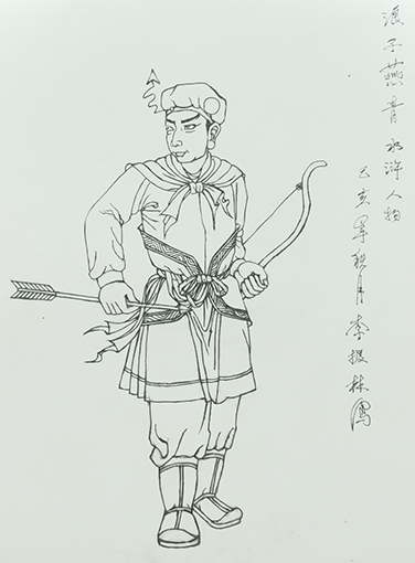 李振林作品5《水浒人物 浪子燕青》.jpg