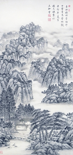 《白雲清泉》规格： 114cmx58cm.JPG