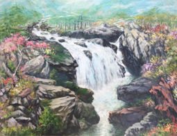 戴楚衡《大美太行 石韵千秋》油画作品.png