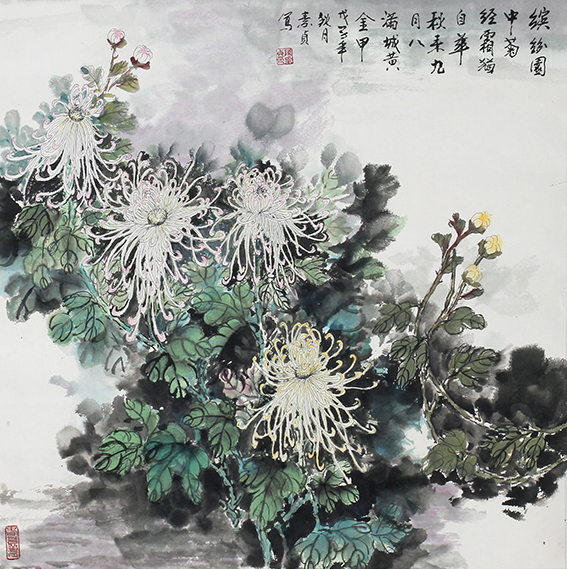 《菊花》68X68cm.jpg